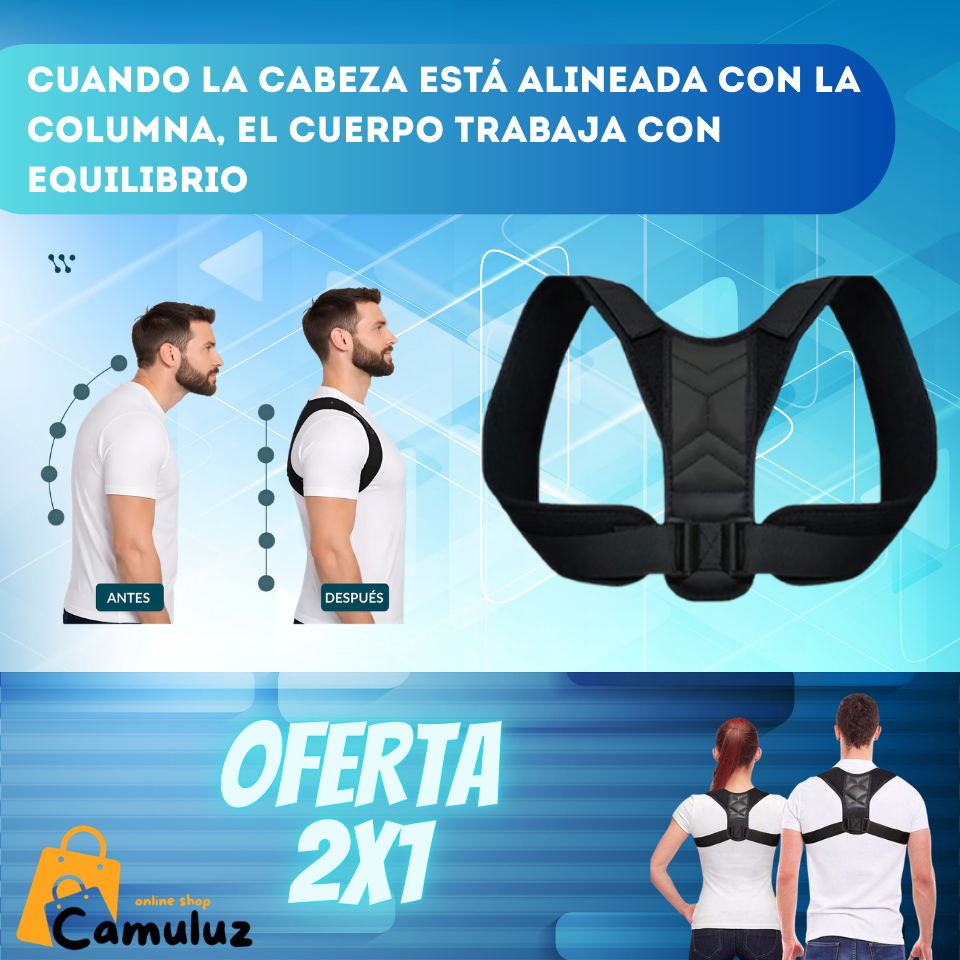 ¡OFERTA 2X1! Pack Postura Pro™ - MEJORA TU POSTURA EN SOLO 14 DIAS
