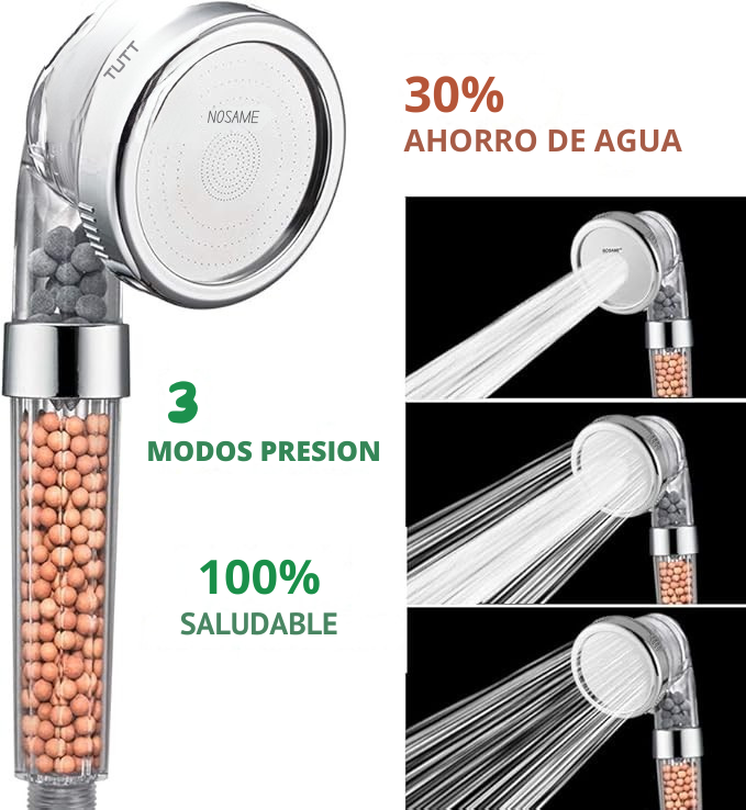 ¡OFERTA 2X1!  DUCHA ECOLOGICA. Convierte tu ducha en un spa: más presión, agua más pura y piel más suave desde el primer uso.