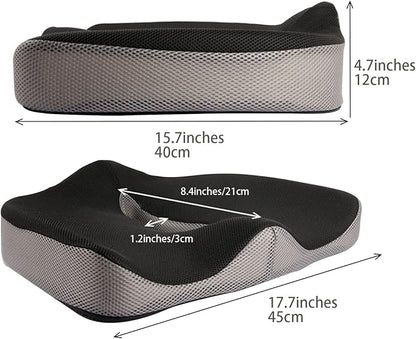 !OFERTA¡ 2X1. Cojín Anatómico Antideslizante. Corrige tu postura y problemas de espalda mientras trabajas.