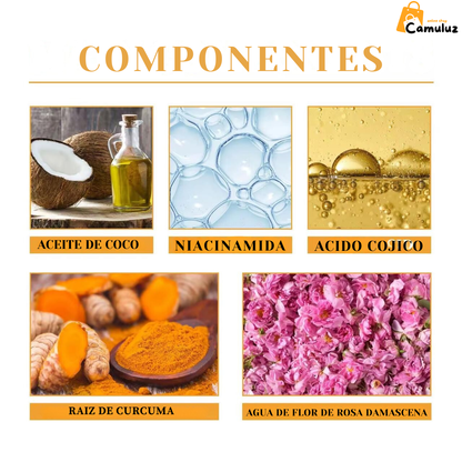 Limpiador facial curcuma✨ Limpia tu piel en profundidad sin resecarla - Con curcuma y activos suaves ✨¡OFERTA 2X1!