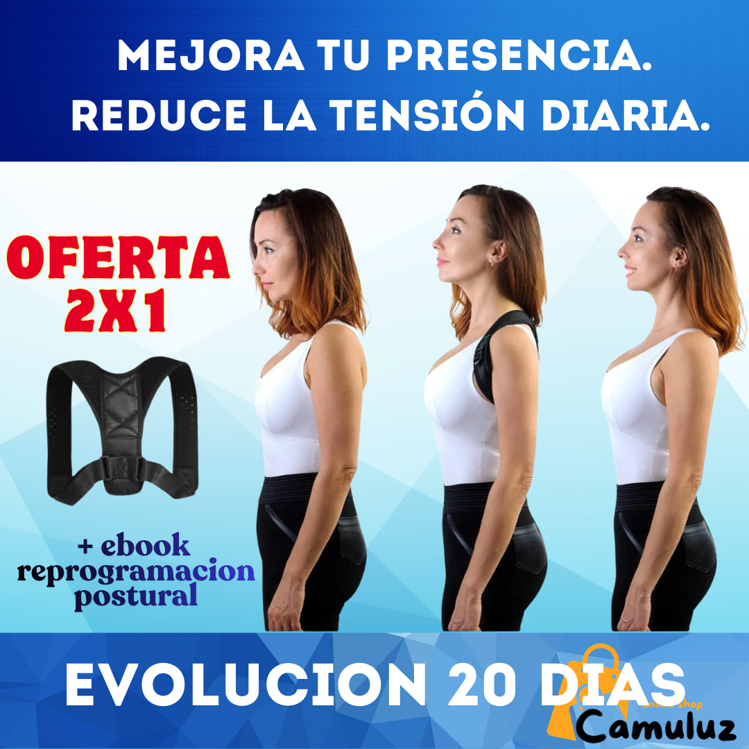 ¡OFERTA 2X1! Pack Postura Pro™ - MEJORA TU POSTURA EN SOLO 14 DIAS