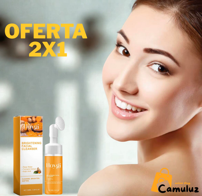 Limpiador facial curcuma✨ Limpia tu piel en profundidad sin resecarla - Con curcuma y activos suaves ✨¡OFERTA 2X1!